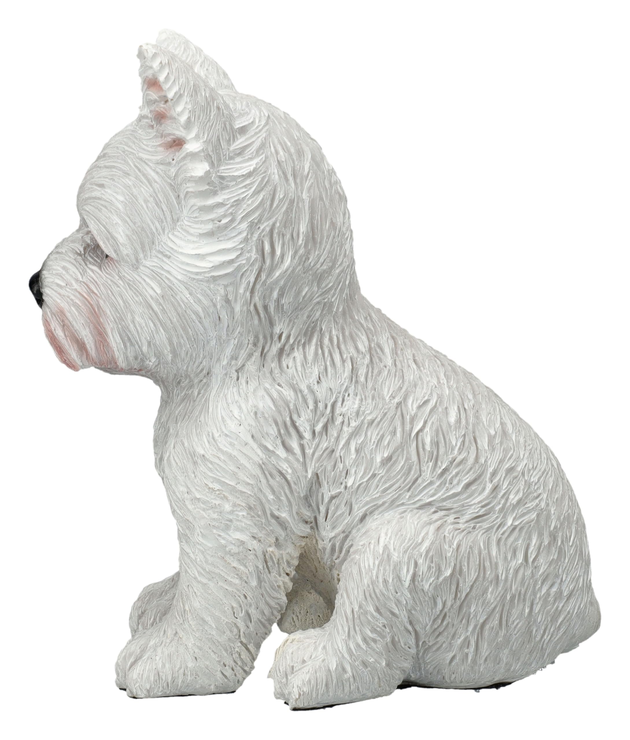 Westie - Statuetta decorativa "West Highland White Terrier Statua del Cane, figura di animale, altezza 15 cm