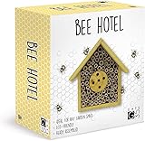 Eco-Friendly Bee House Hotel - Insect Nest Box for Gardens and Yards