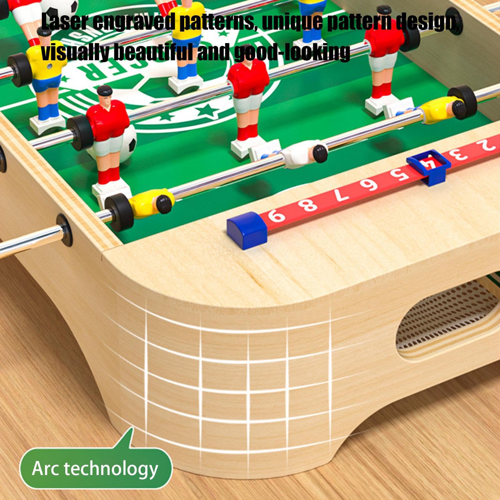 Futbolín Juego Mesa Fútbol Sala | Juegos Deportivos Para Tiempo Padres E Hijos, Niños, Familia, Amigos, Hogar, Acción De Gracias, Navidad, Día De La Madre,