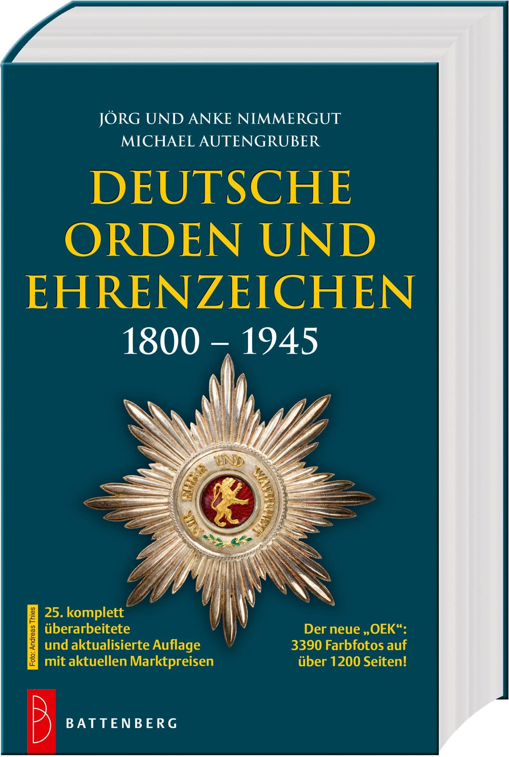 Deutsche Orden und Ehrenzeichen 1800 – 1945
