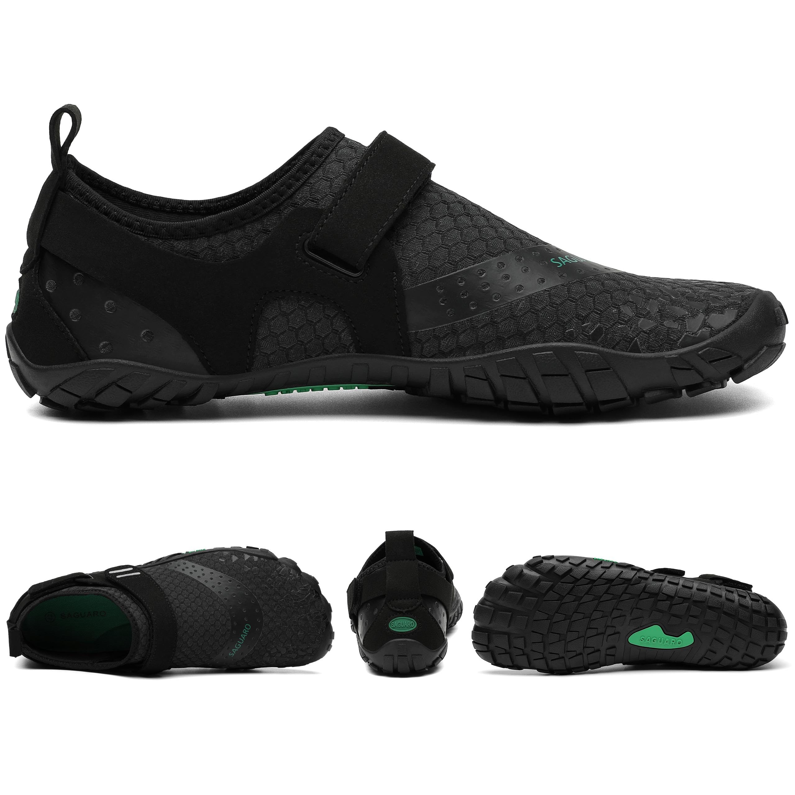 SAGUARO Uomo Donna Scarpe Barefoot Minimaliste Leggere Comod Scarpette da Trekking Trail Running GR.35-48