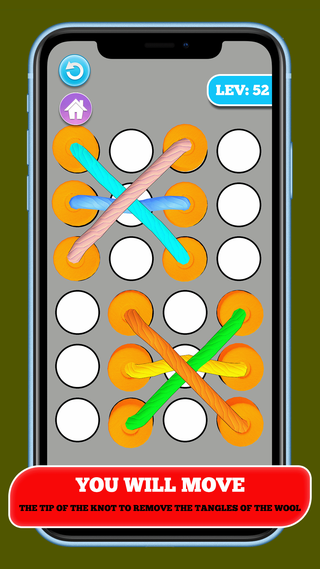 Twisted Ropes Solve Tangle Master 3D: Untie the Knots IQ Challenge Rope ...
