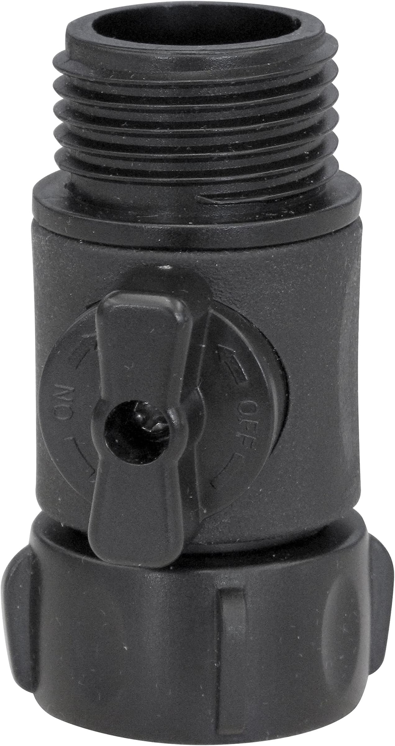 Fimco 7771873 (OEM No. 5143419) Single Shut-Off Valve for Lawn & Garden Sprayers with Manifolds, 3/4" Orifice Size, Black Nylon