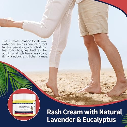 Miniatura 2 de Manuka Honey Tea Tree Antifungal Cream, Itchy Feet Relief, Jock Itch, Foot Odor, Balls Ringworm, Psoriasis, Eczema, Rash, Dry Cracked Heels,