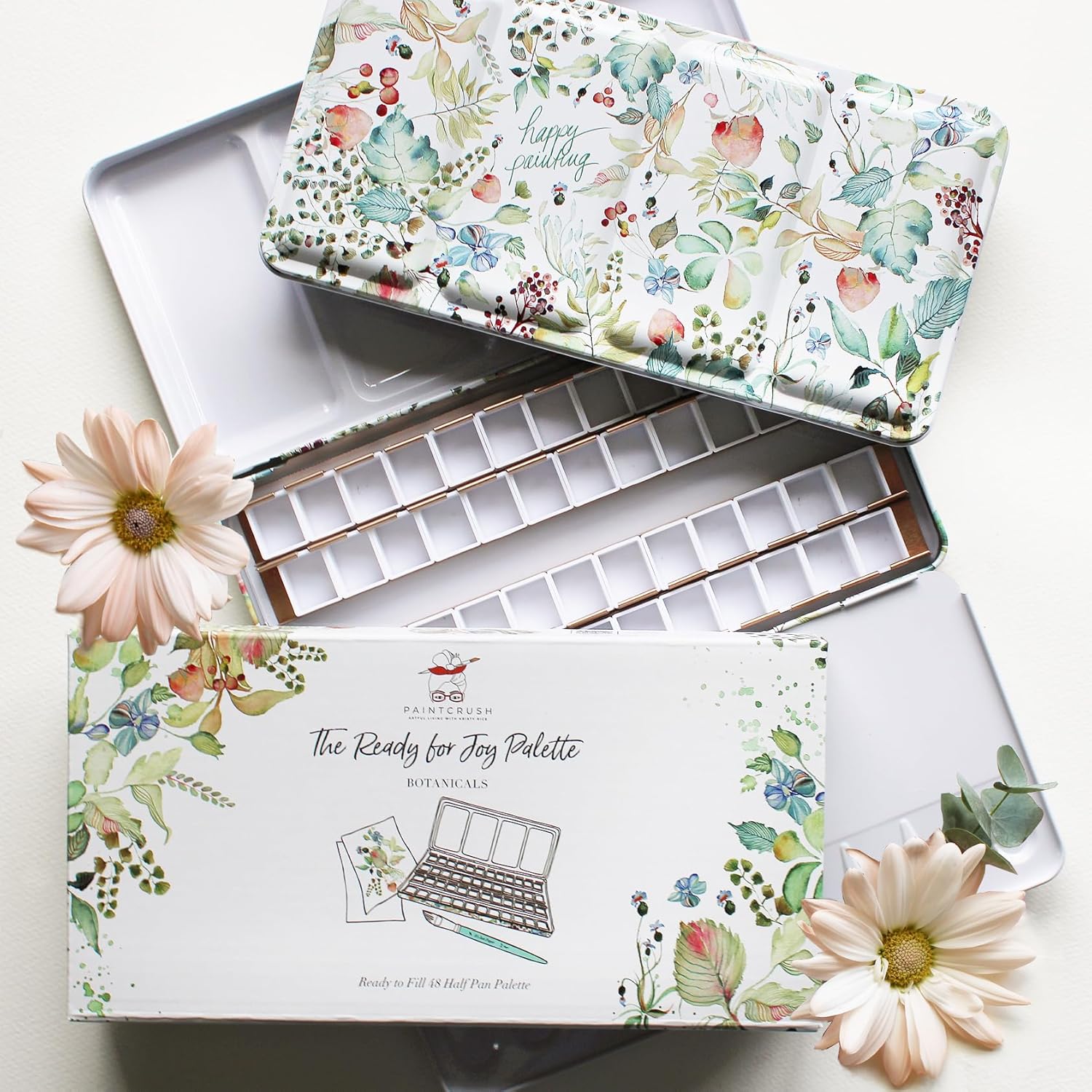 Kristy Rice Collectible Artist Watercolor Palette Empty w