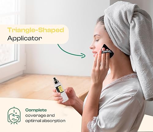 Miniatura 7 de BRIALEX LOVE'S Suero de mucina de caracol 96% fórmula coreana mejorada con vitamina C, 3.4 fl oz + aplicador profesional, hidratación profunda,