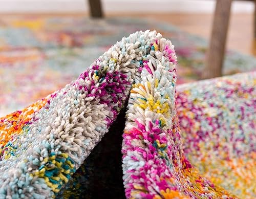 Miniatura 7 de Alfombra moderna Positano de estilo costero de Loom, Polipropileno, Multicolor