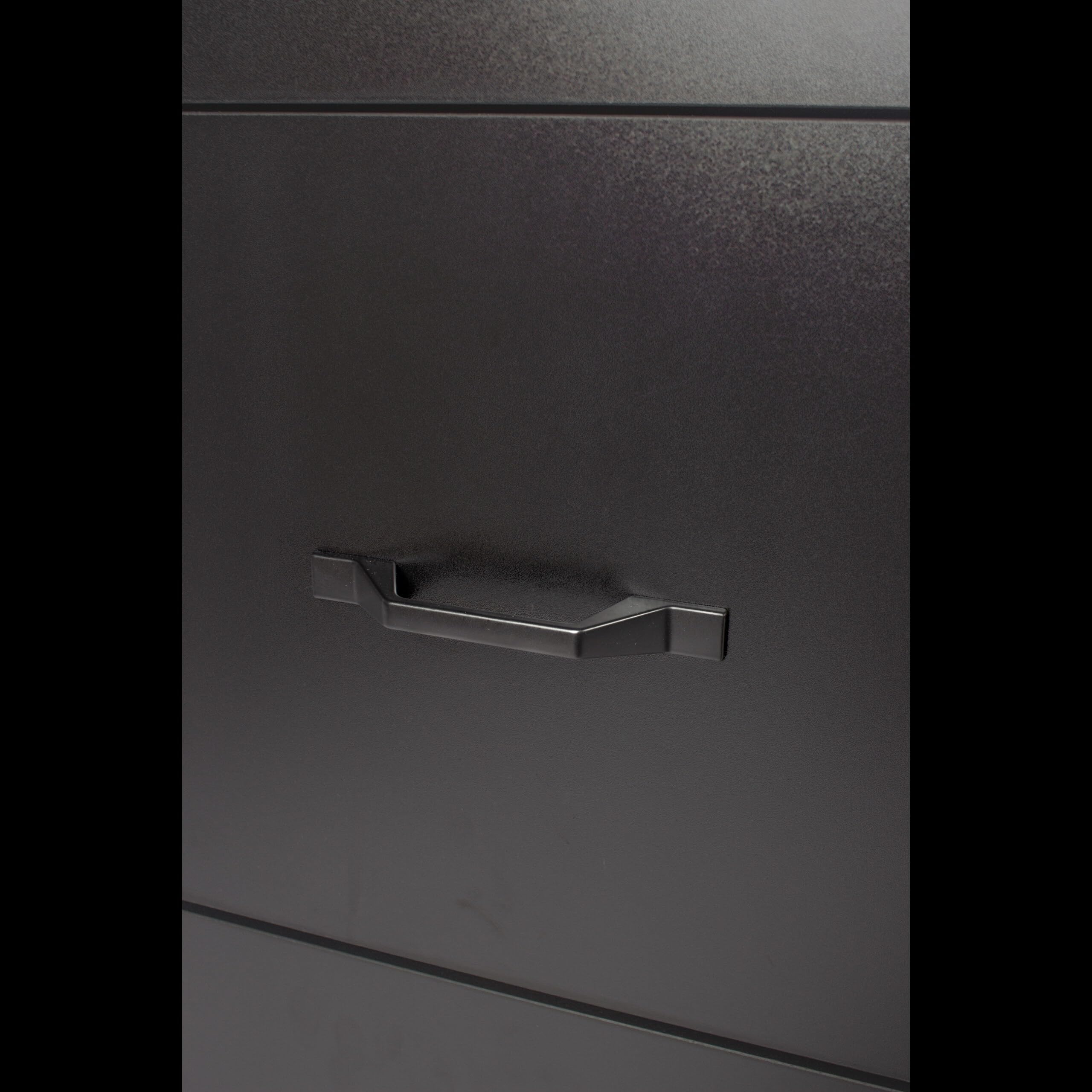 Relaxdays Armadietto Portadocumenti con cartelle sospese, 3 cassetti Serratura, HxLxP: 103 x 40 x