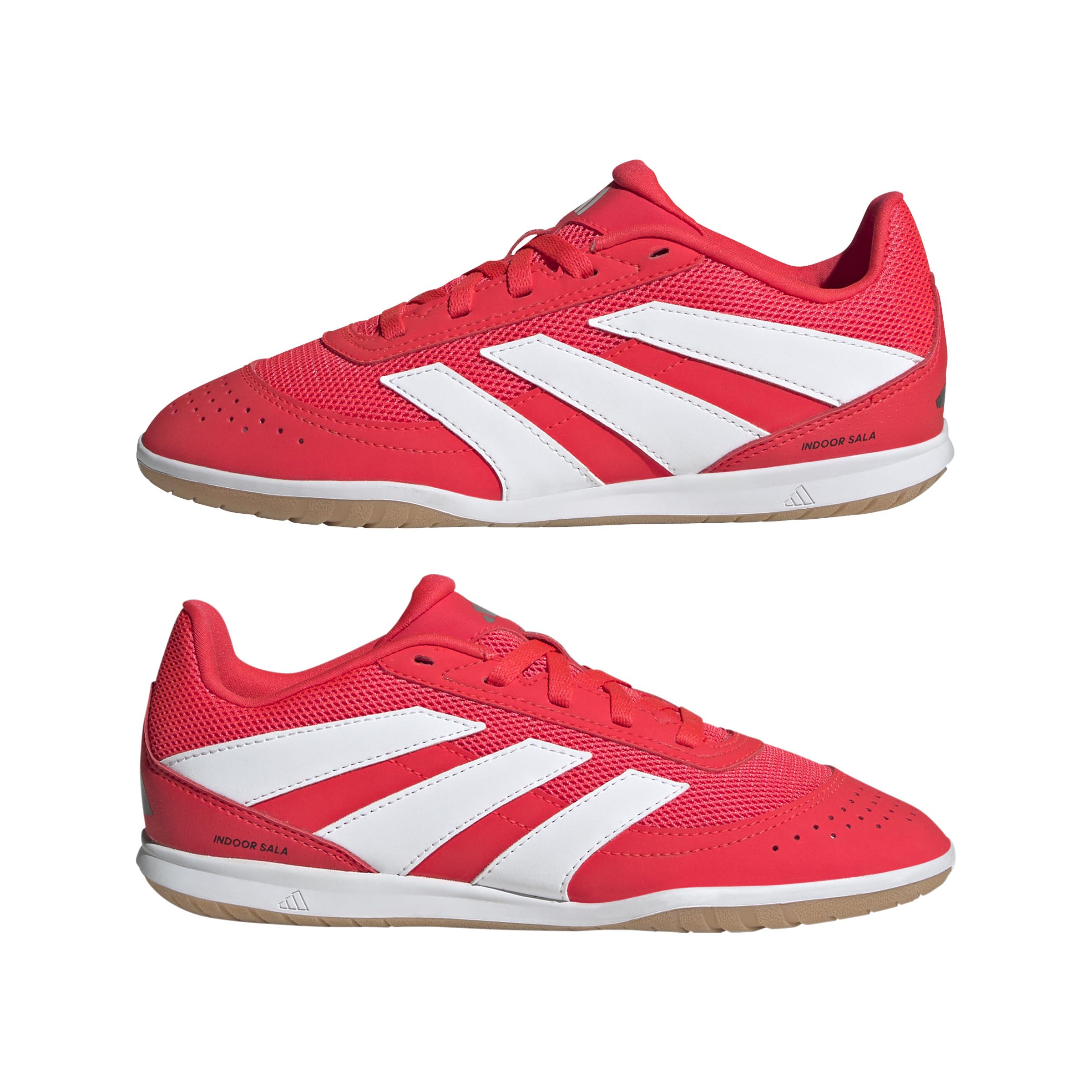 adidas Unisex niños Predator Club Sala Indoor Football Boots Kids, Lucid Red/Cloud White/Core Black, 33 EU