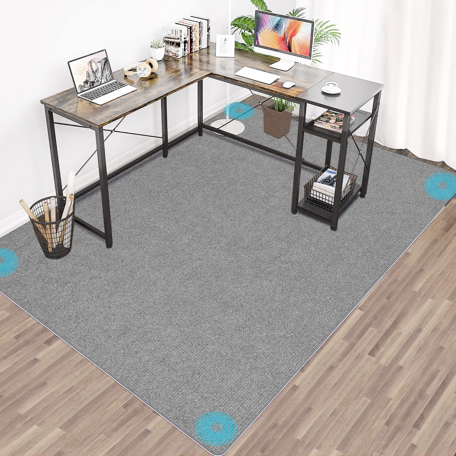 Amazon｜チェアマット 床保護マット140 160cm デスク 椅子 マット