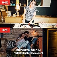 Vista 8 de Sengled Zigbee - Bombillas inteligentes Edison, requiere concentrador inteligente, funciona con SmartThings y Echo con hub integrado, control de voz