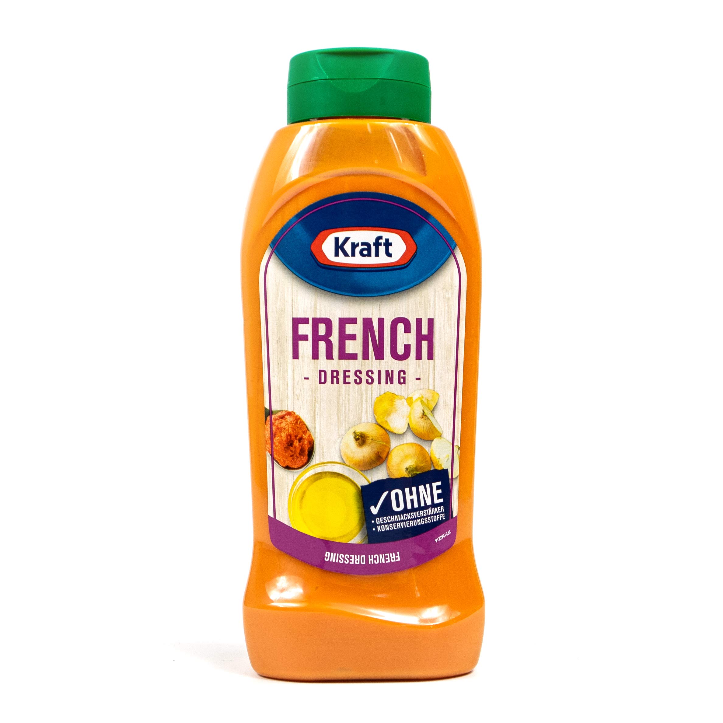 Kraft – vinaigrette française en bouteille de 800 ml – vinaigrette française idéale pour la salade et pour affiner – vinaigrette douce tomatique au goût
