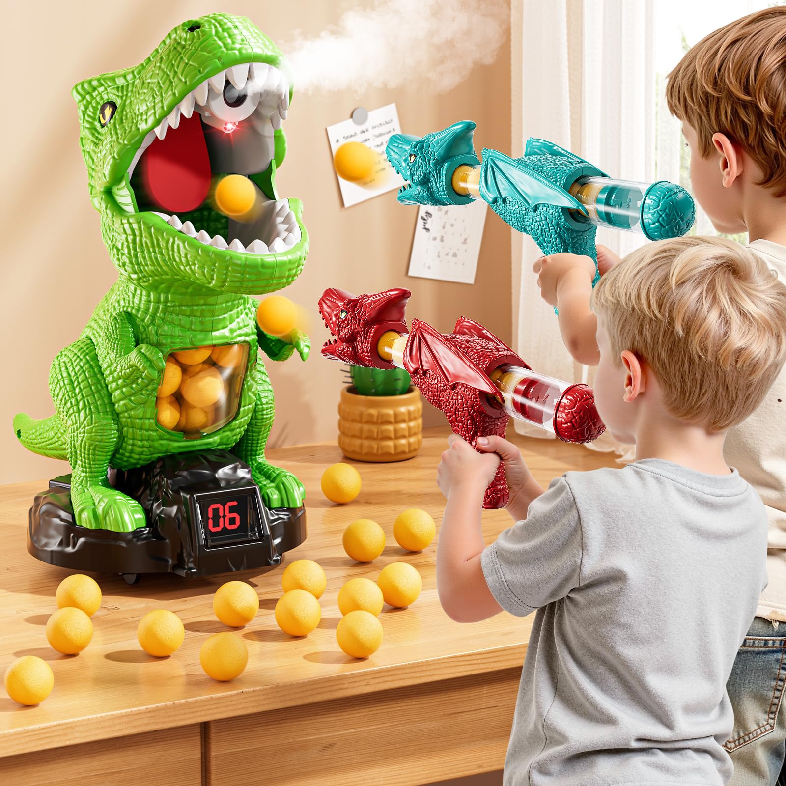 Dinosaur Shooting Toys for Kids - Fun Foam Blaster -9