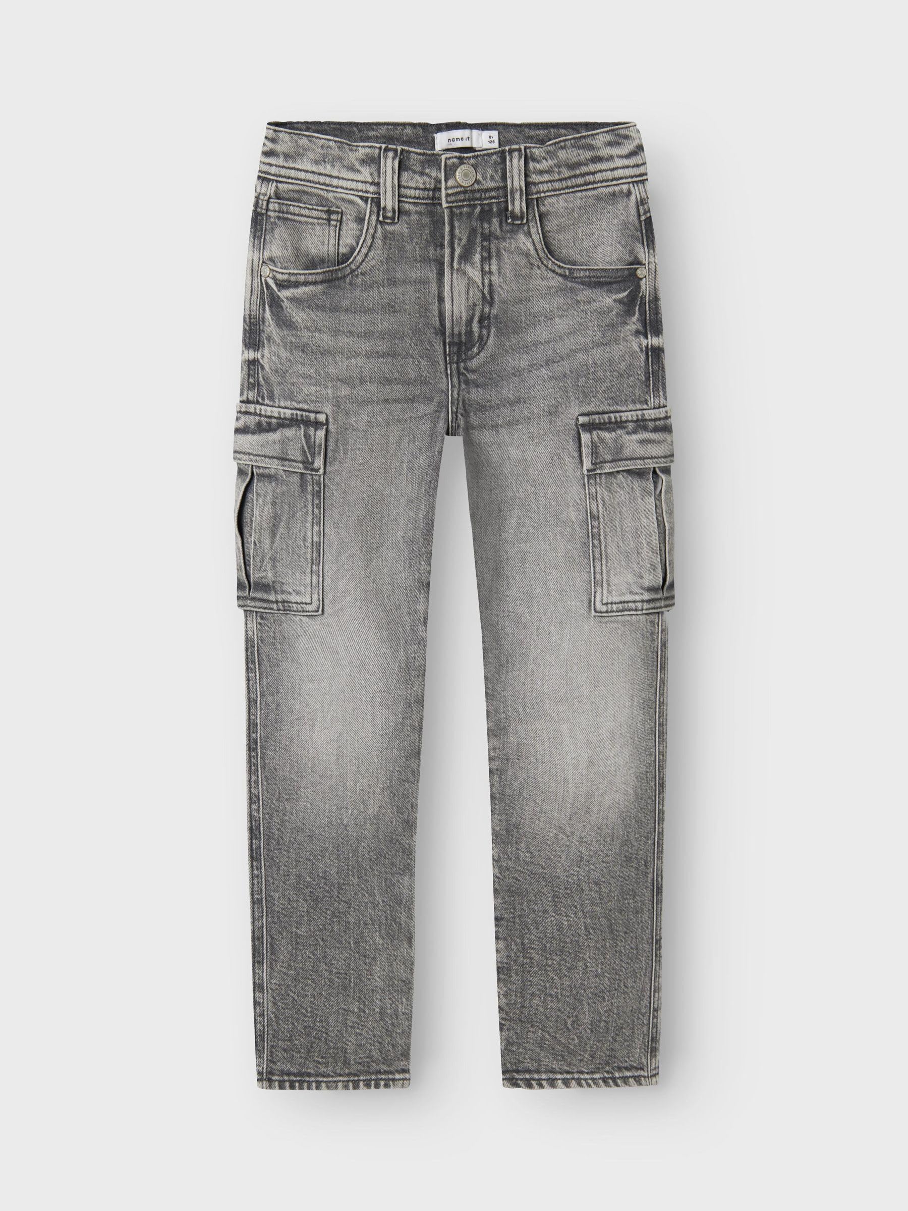 NAME IT Boy Jeans Cargo - Nkmsilas Tap 6650-Az Noos Jean Cargo - Classique - Garçon