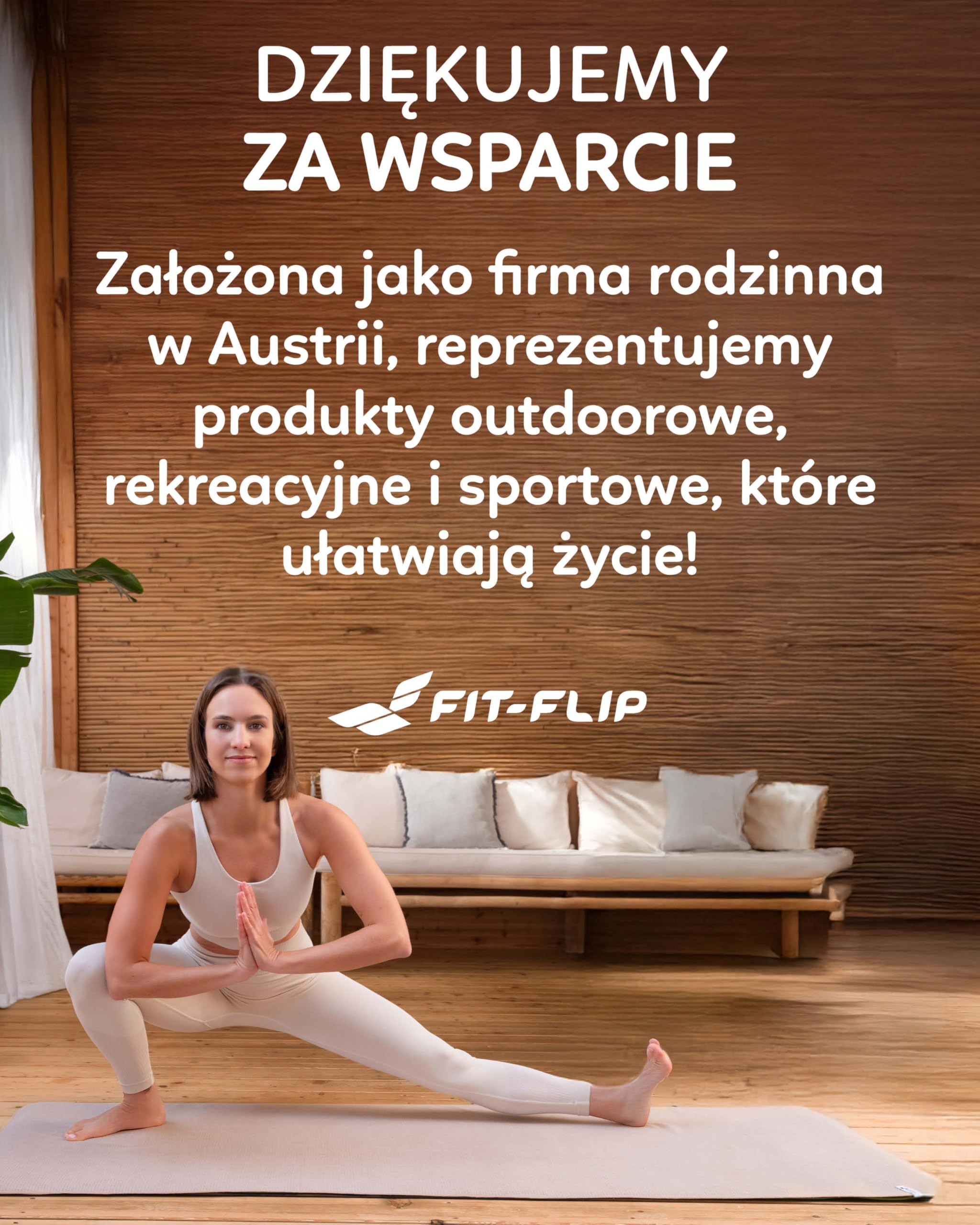 Fit-Flip ręcznik do jogi z mikrofibry – antypoślizgowy ręcznik na matę fitness – szybkoschnący, lekki, chłonny – idealny do hot jogi, pilatesu, fitnessu, treningu (185 x 63 cm - Anthracite)