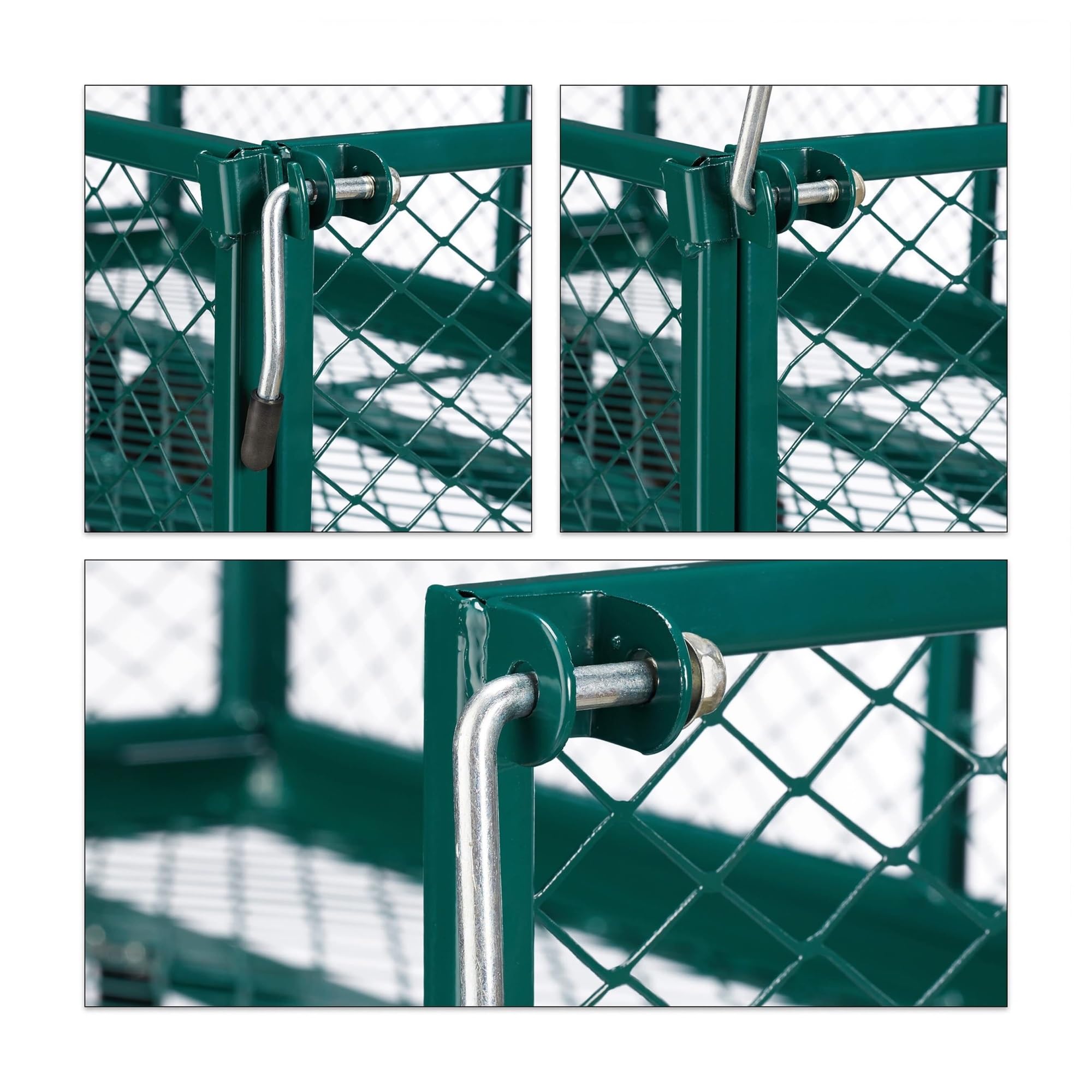 Brouette Utilitaire Robuste en Maille for Voiture de Jardin, Chariot à Benne basculante avec côtés Amovibles for Paysage de pelouse de Plage brouette Jardin