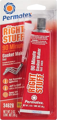 Miniatura 21 de Permatex Optimum Red - Máquina de juntas de alta temperatura, 13 onzas