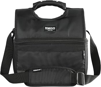 Igloo Black Evergreen 16 Can Softsided Gripper Bag : Sports & Outdoors