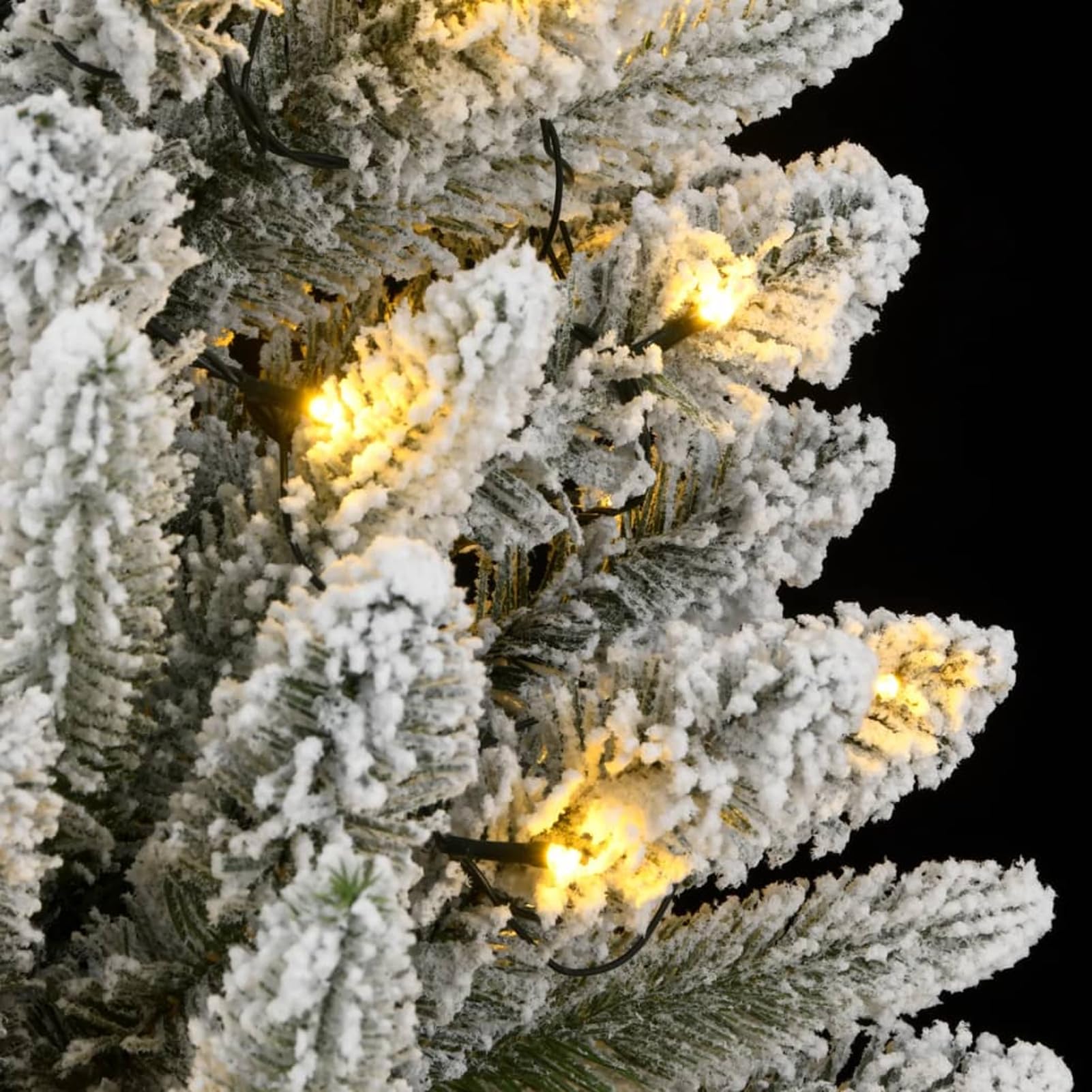 Rantry Künstlicher Weihnachtsbaum mit Schnee 300 LEDs 180 cm schmücken Model3315765