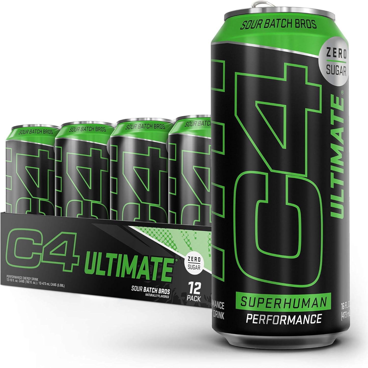 C4 Ultimate Sugar Free Sparkling Energy Drink Pre Workout Performance
