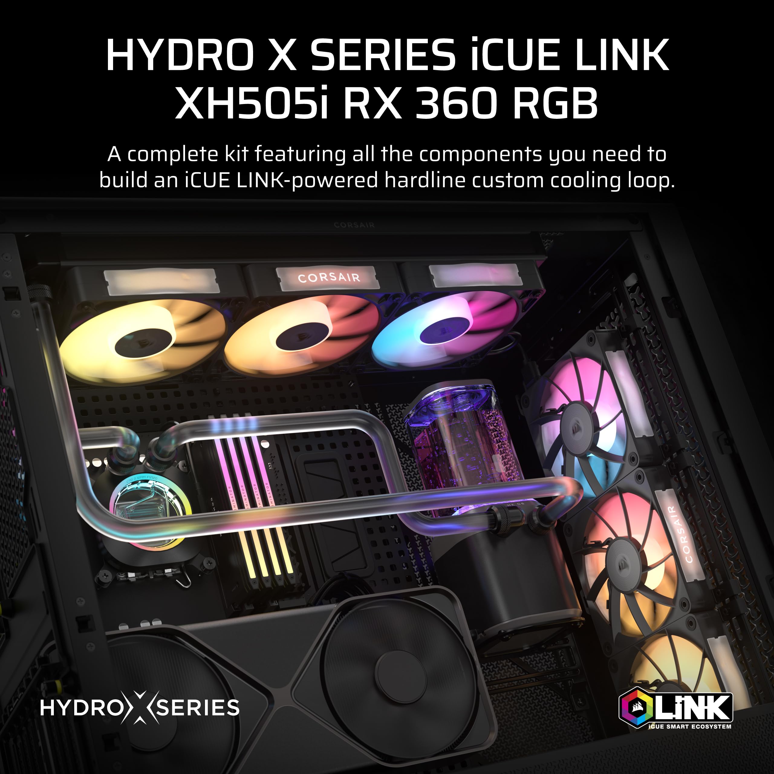 Amazon.com: CORSAIR XH505i RX 360 RGB Custom Cooling Kit – XC7 CPU