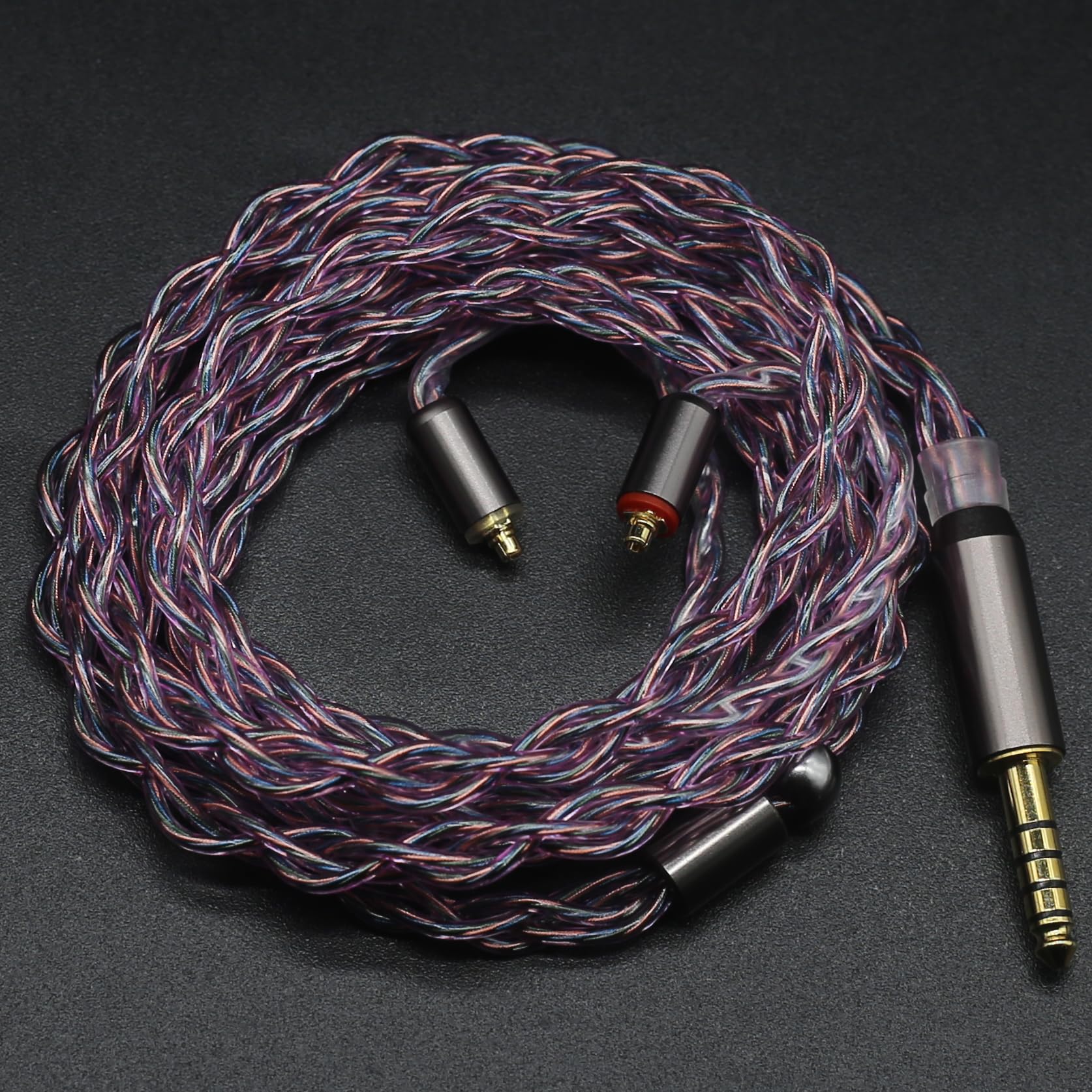 【1点のみ】7N粒子単結晶銅銀メッキ リッツ構造ケーブルMMCX4.4mm L字 1点のみ】7N粒子単結晶銅銀メッキ リッツ構造ケーブルMMCX4.4mm