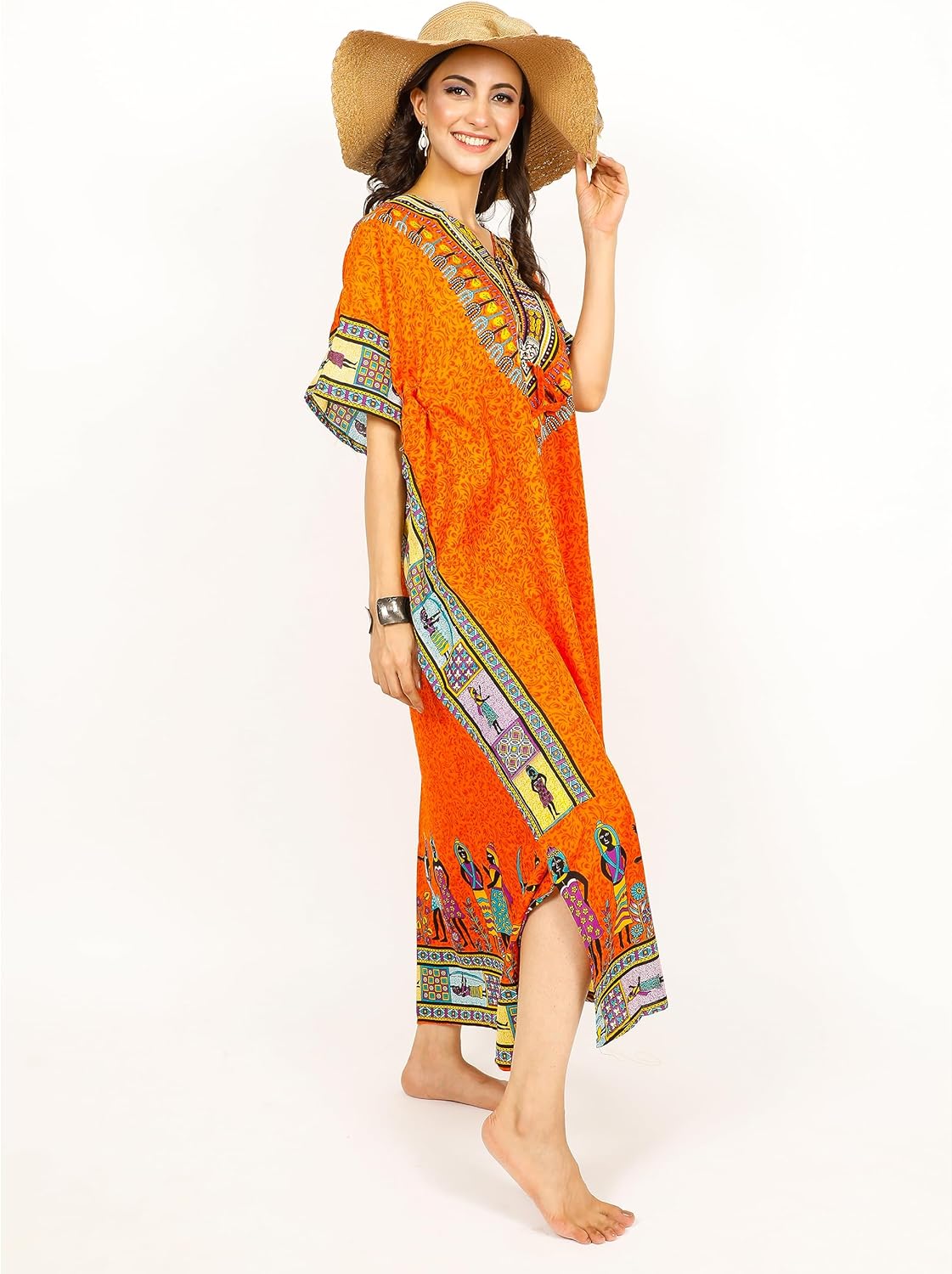 Ladies Kaftans Tunic Kimono Maxi Women Dashiki African Caftan Plus Size Lounge Girls Kimono for Any Occasion - Image 4