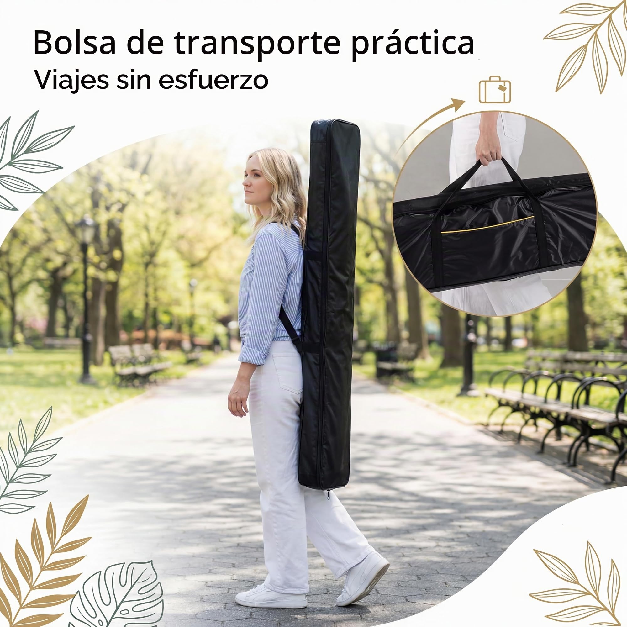 KOMFOTTEU Teclado de Piano de 88 Teclas, Piano Digital con Taburete, Soporte Ajustable, Auriculares, Teclado Electrónico con Teclas Iluminadas, Bolsa, para Principiantes, Adultos (Negro)