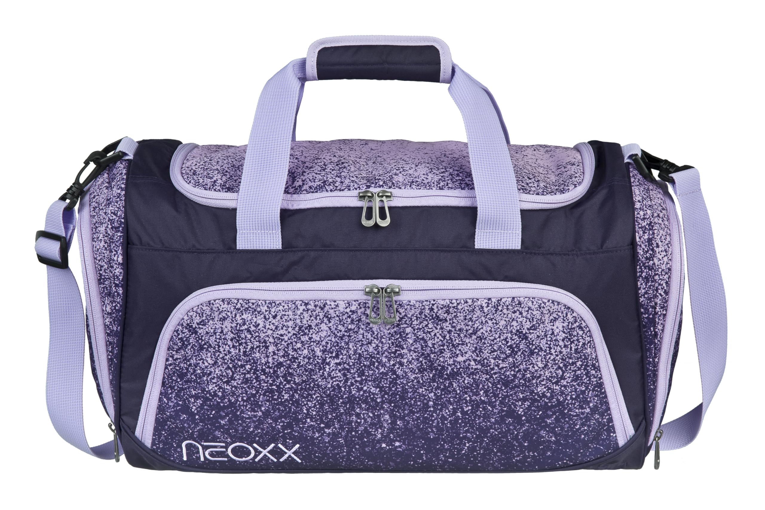 Neoxx Move Sports Bag 25L Large Main Compartment Wet Compartment 2 Carry Handles Adjustable Shoulder Strap Sports Bag for Adults and Children, Glitterally Perfect, Breite: 43,50 cm, Höhe: 26 cm, Tiefe