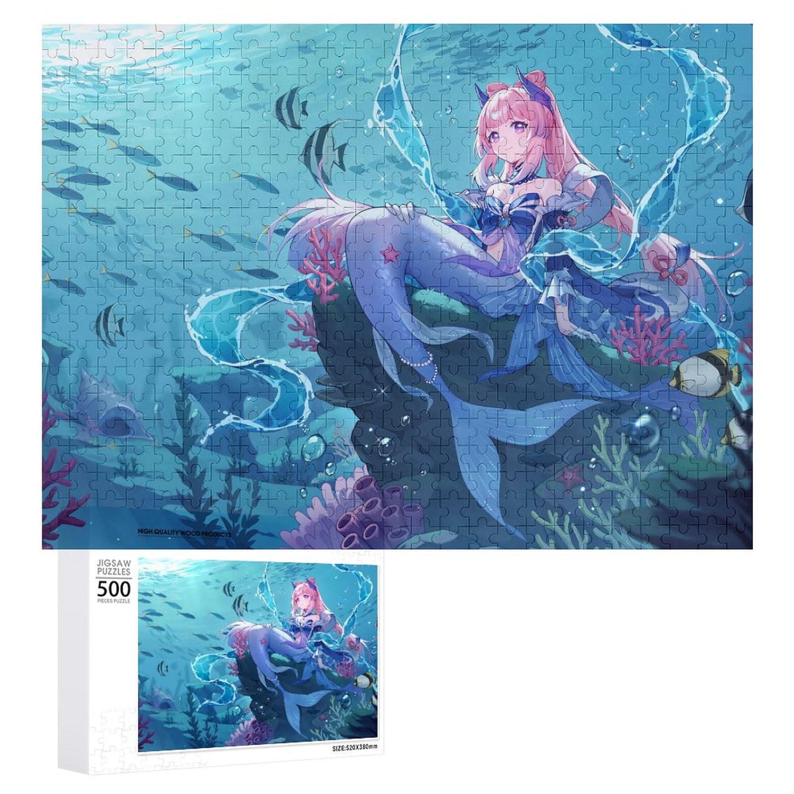 Amazon.co.jp: 原神-心海の人魚しっぽジグソーパズル500 PCS 人気