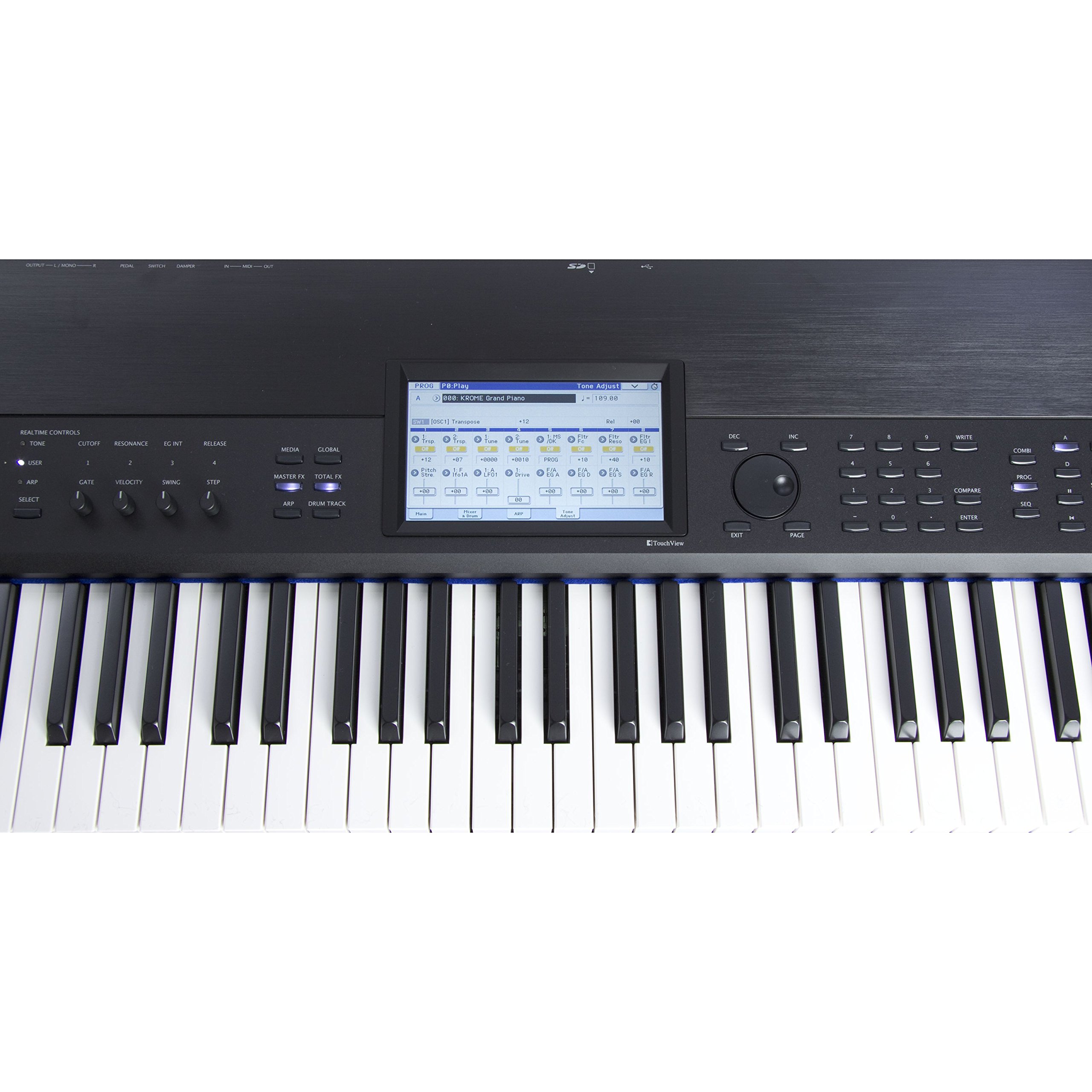 KORG KROME 88鍵 シンセサイザー Amazon.co.jp: KORG キーボードシンセサイザー KROME-88