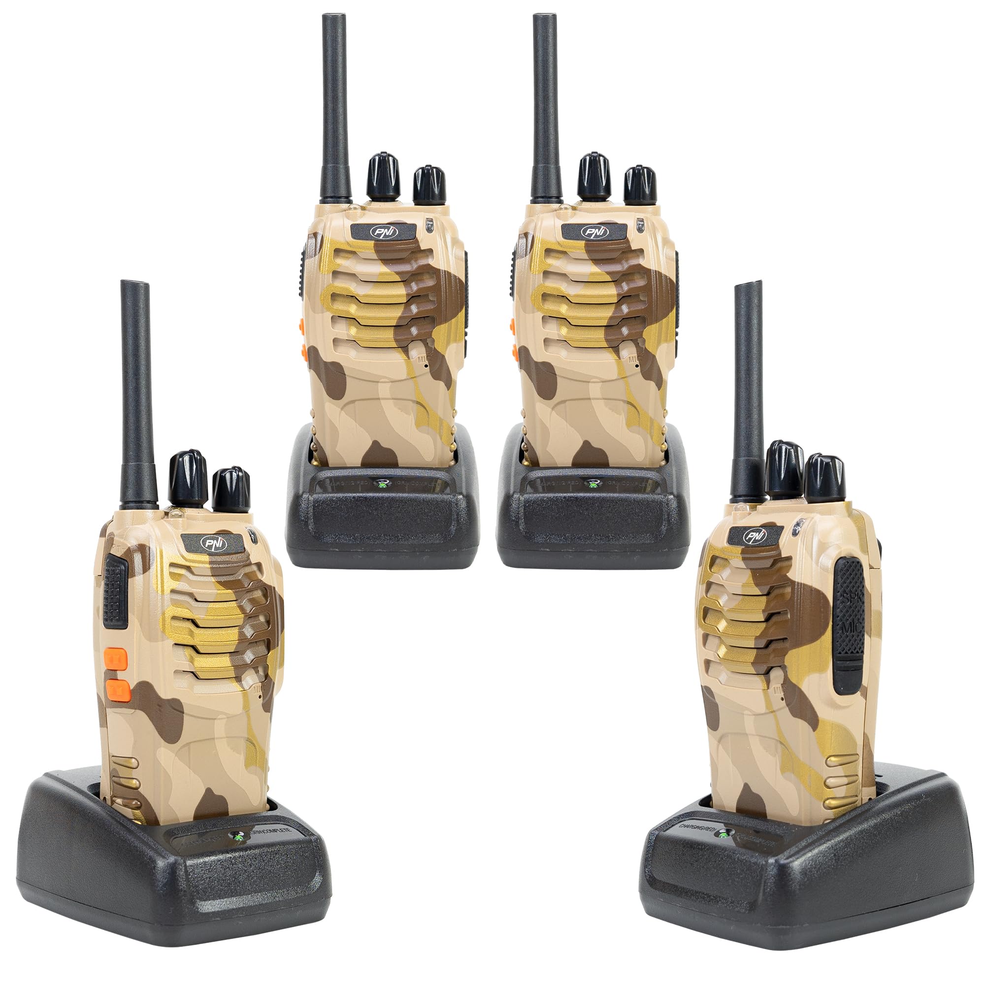 Pack de 4 Stations Radio Portables PNI PMR R40 Camo