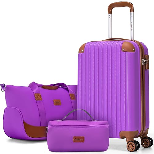 Cosbarn Carry On Luggage Sets 3 Piece, 20 Inch Luggage