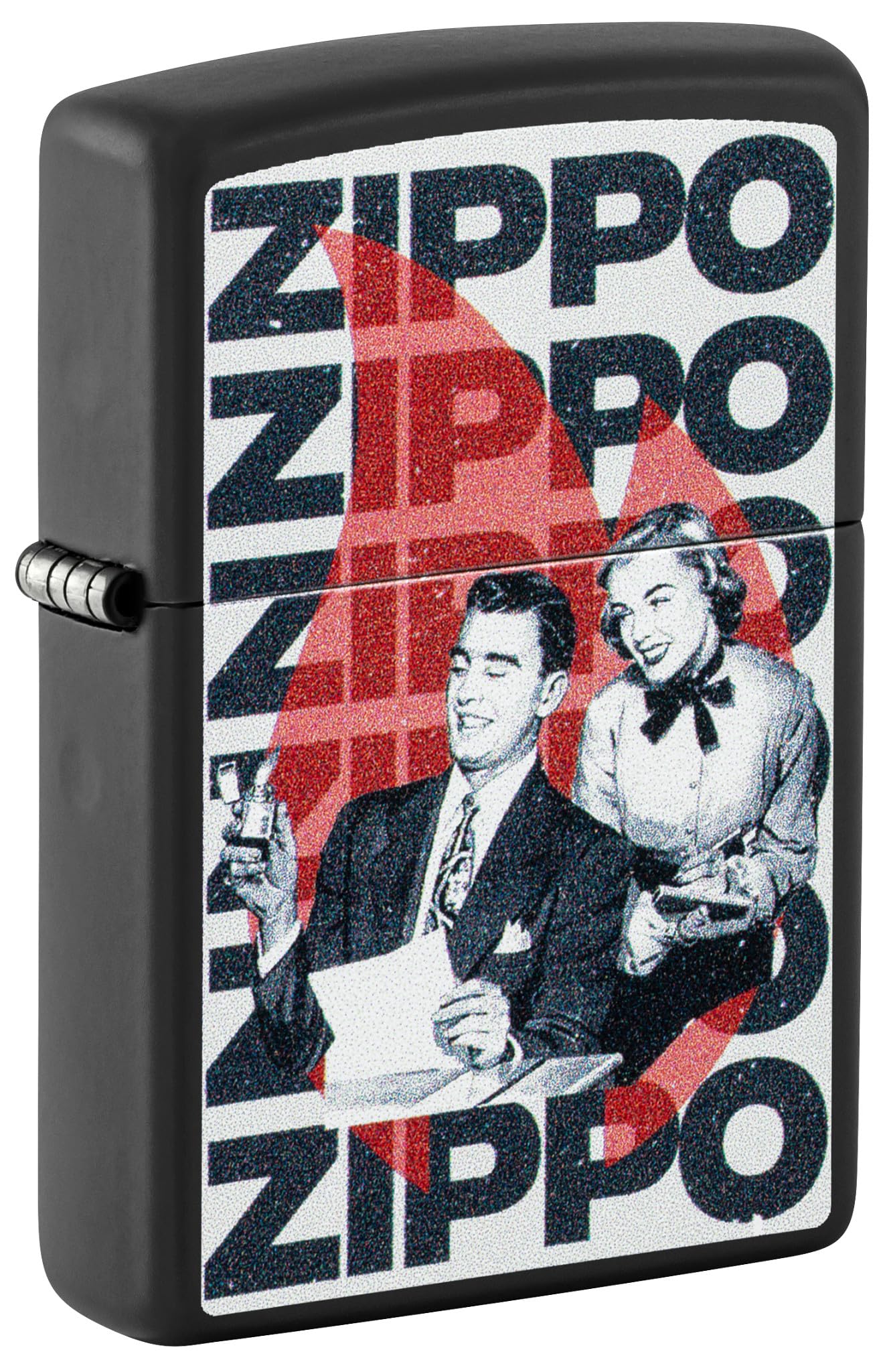 Briquet tempête Zippo noir mat original de fabrication américaine