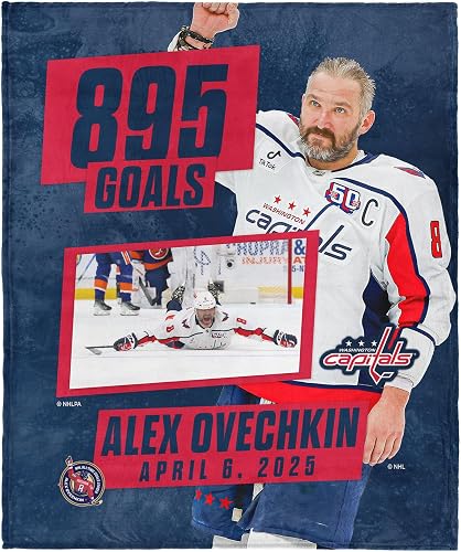 Northwest NHL Washington Capitals Alex Ovechkin 50"x60" Silk Touch Throw Blanket