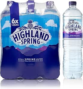 Highland Spring Still Spring Water Pet, 6 x 1.5 Ltr : Buy Online at ...