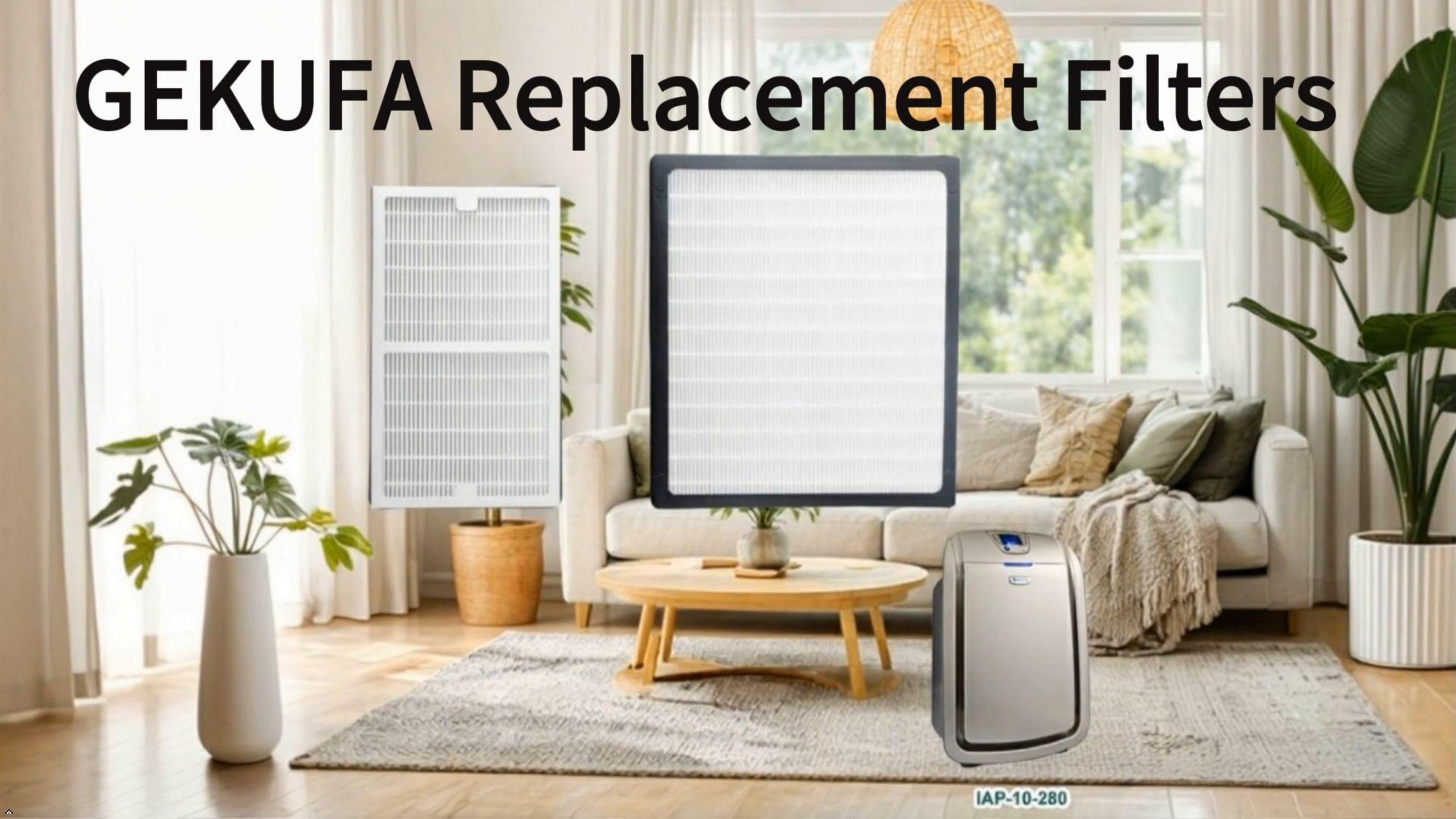 Image of Replacement Filter D Compatible with AC-2123 Air Purifier, Fits IAP-10-280, IAP10280, IAF-H-100D, AC-2118, Air Filter 1 Pack