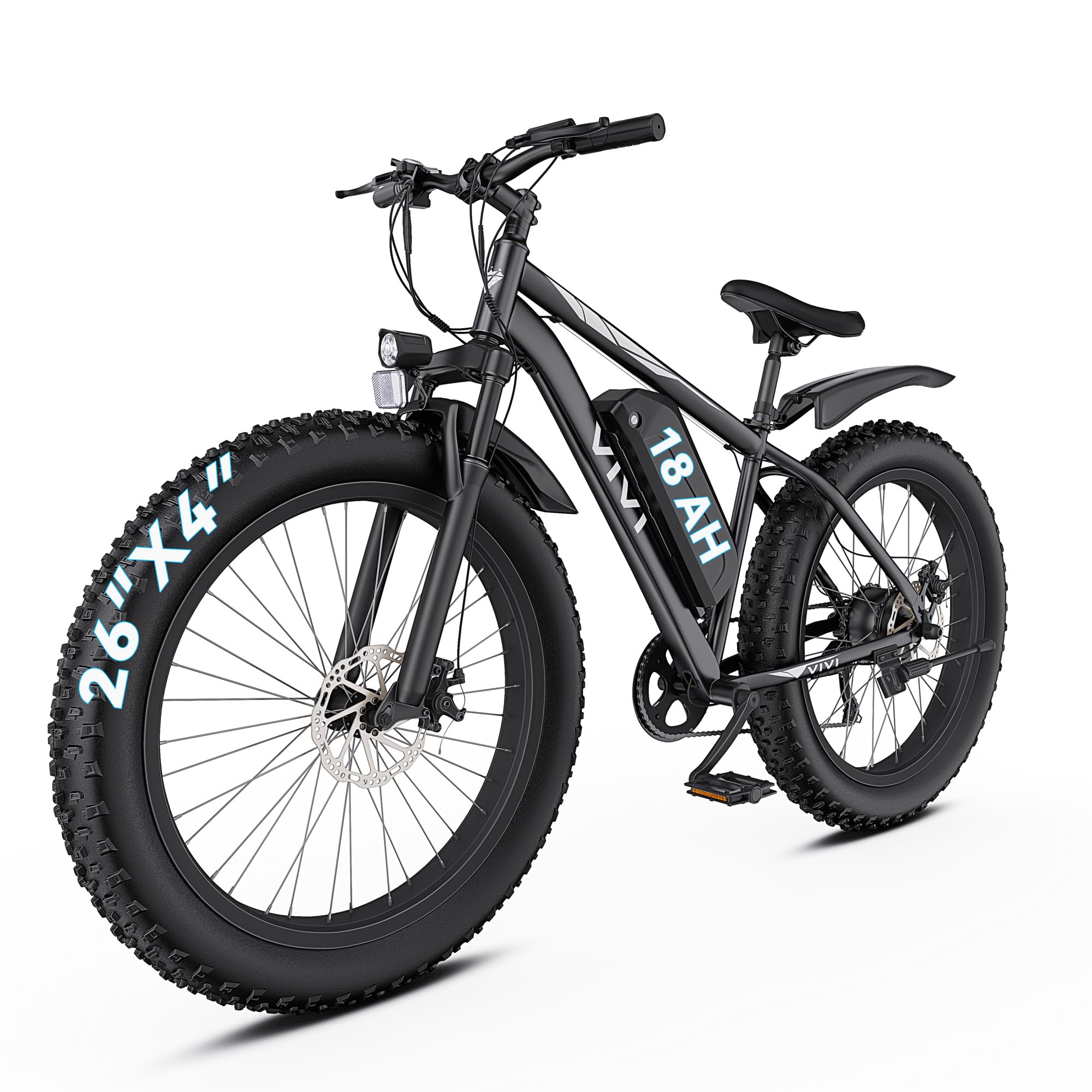 Vivi F26FUL All Terrain Electric e Bike for Adult, Long Rang 864 Wh Battery