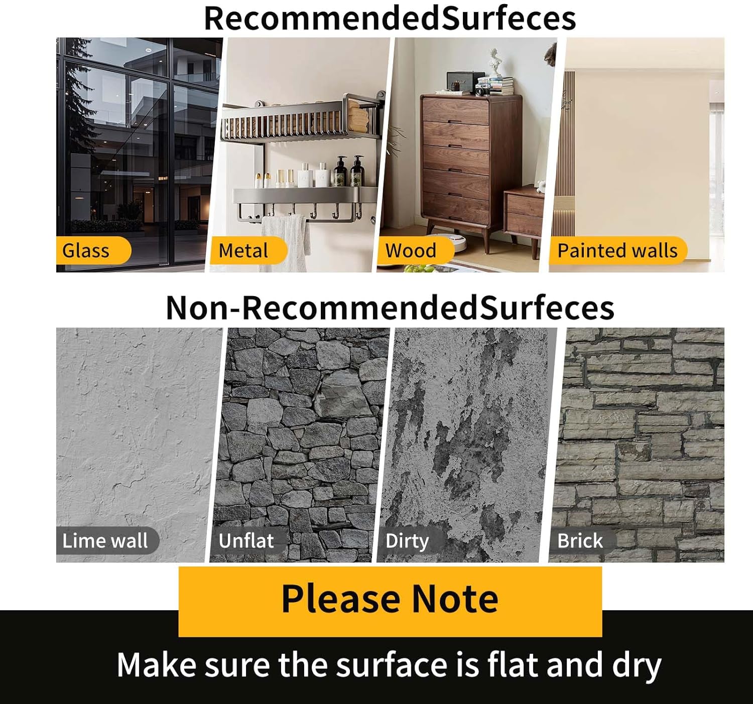 10 Sets Hook and Loop Tape with Adhesive, Heavy Duty Fasteners | Heat-Resistant & Waterproof | Back Adhesive Mounting Strips for Home Office School - Image 6