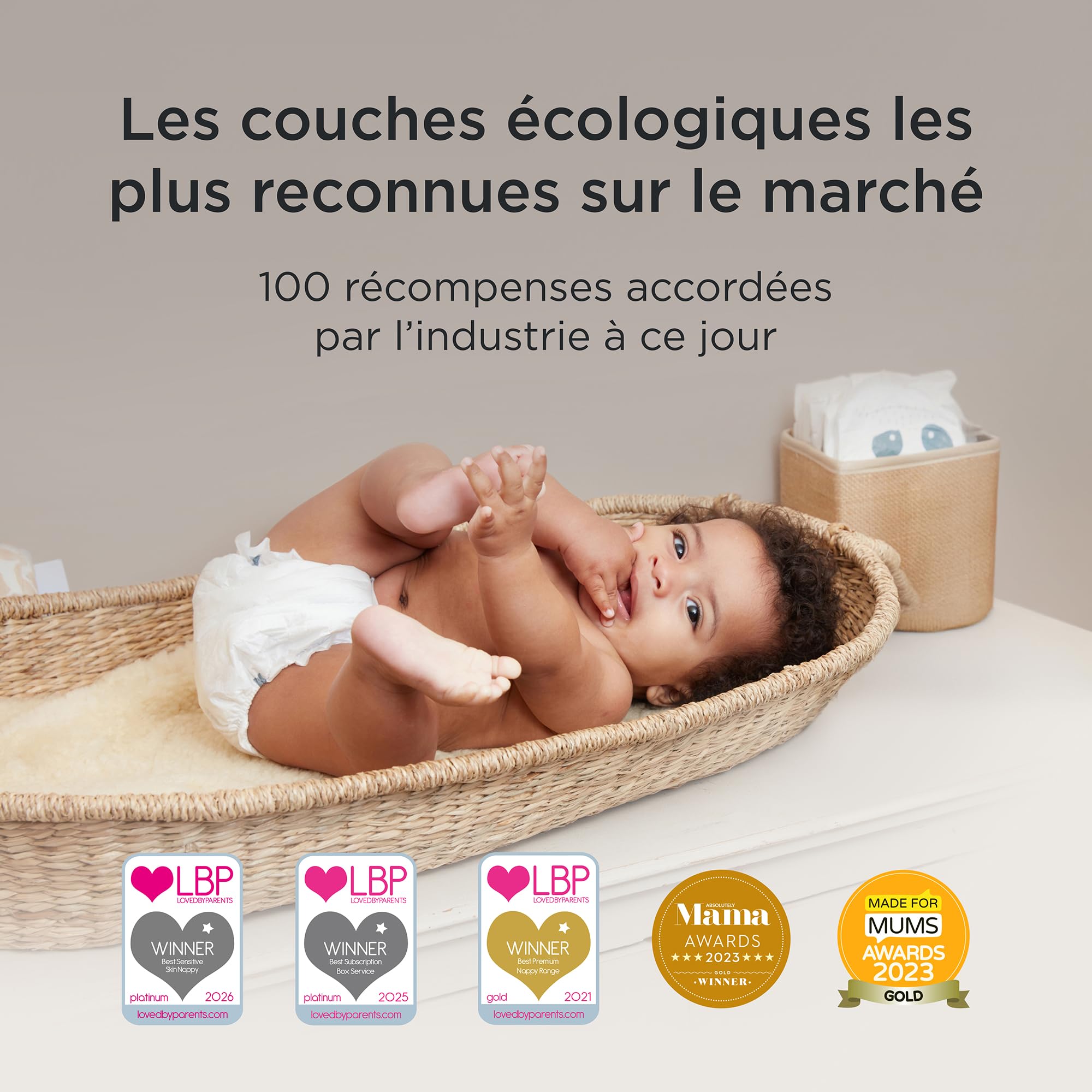Kit & Kin Couches Culottes Taille 7 (17+ kg), 96 Pièces, Couche Pants Hypoallergéniques à Base de Plantes, Protection Anti-Fuites Supérieure Jusqu'à 12h, Vegan & Sans Cruauté