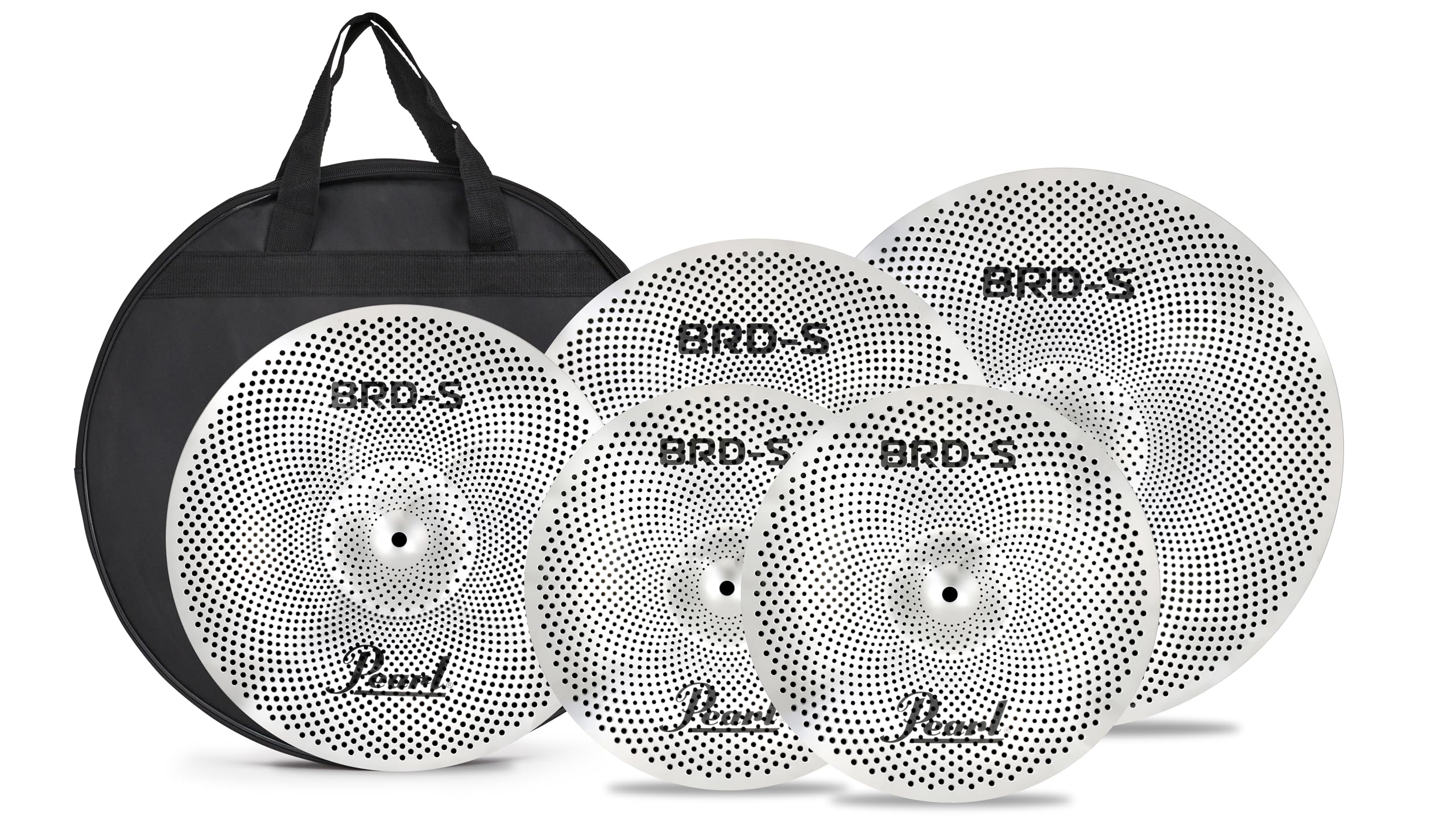 Amazon.com: Pearl BRDS Metal Alloy Low-Volume 4-piece Cymbal Pack