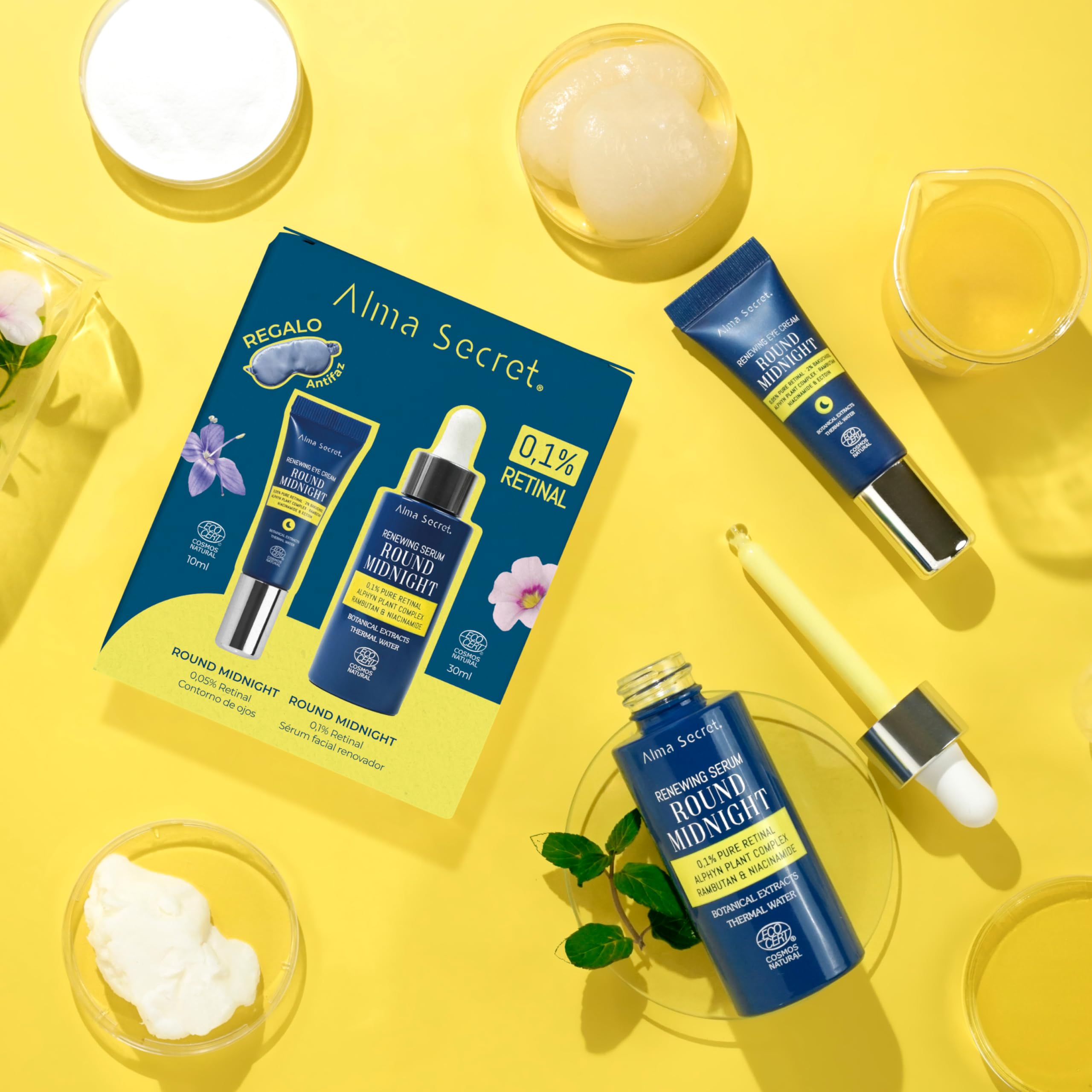 Round Midnight Case 3 Pieces, 40 ml (Pack of 1) - Image 2