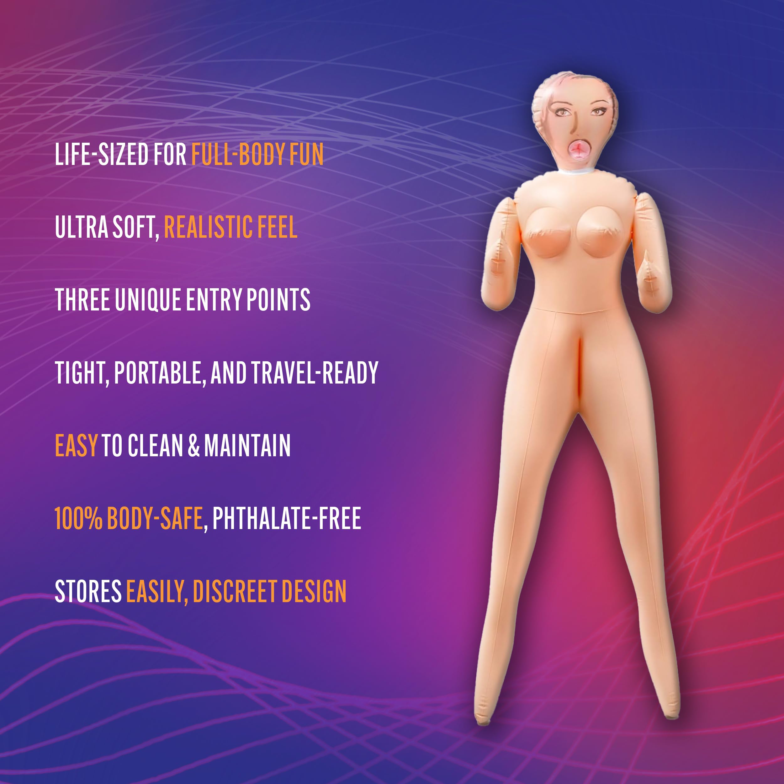 Amazon.com: Blush Novelties X5 Men Sweet Jasmine Inflatable Sex Doll Adult Sex  Toys