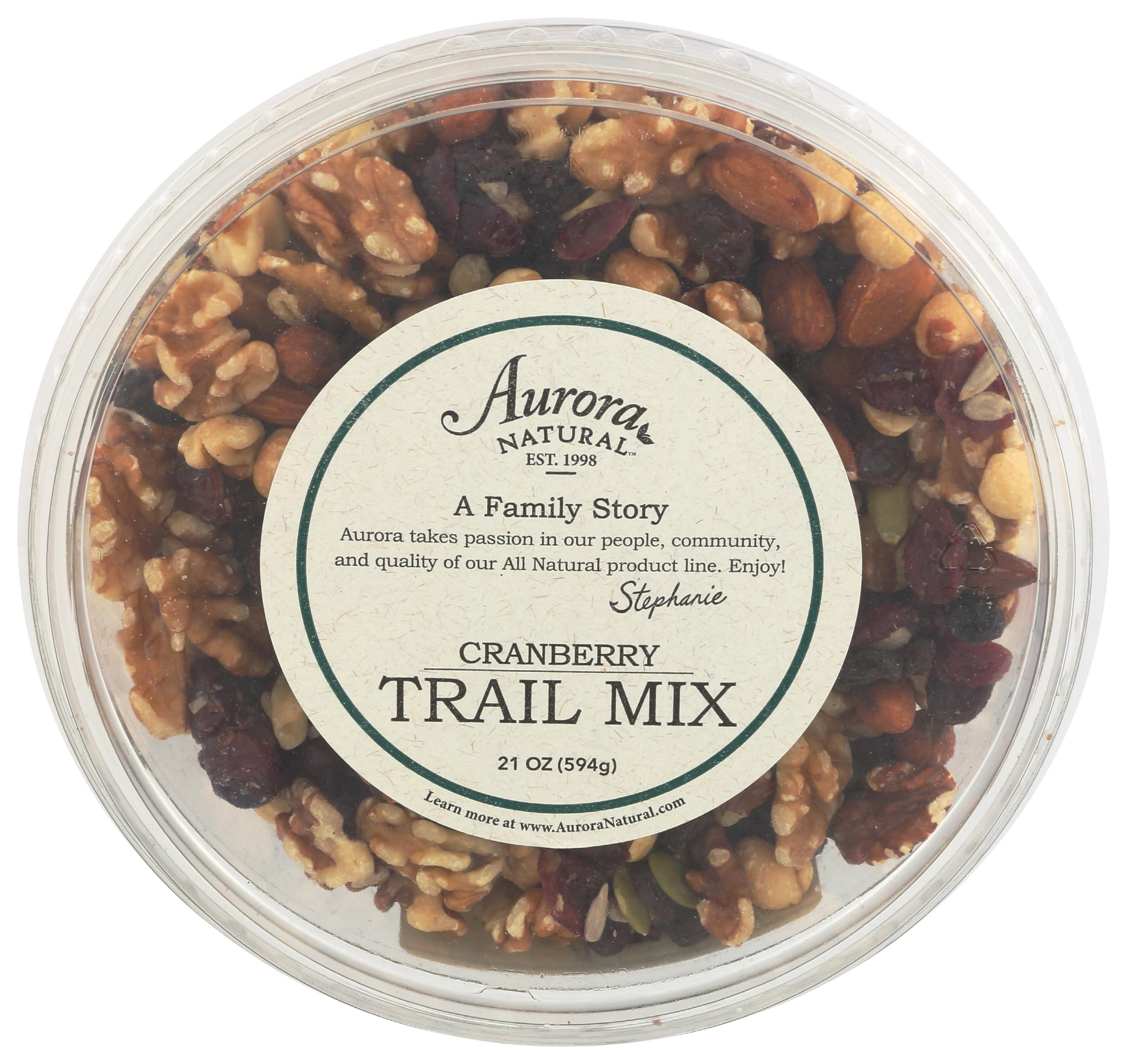 Aurora Products Cranberry Trail Mix (21 oz) — BEST BY: 07/03/25
