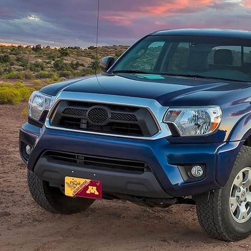 Miniatura 46 de NCAA etiqueta de metal para auto, negro