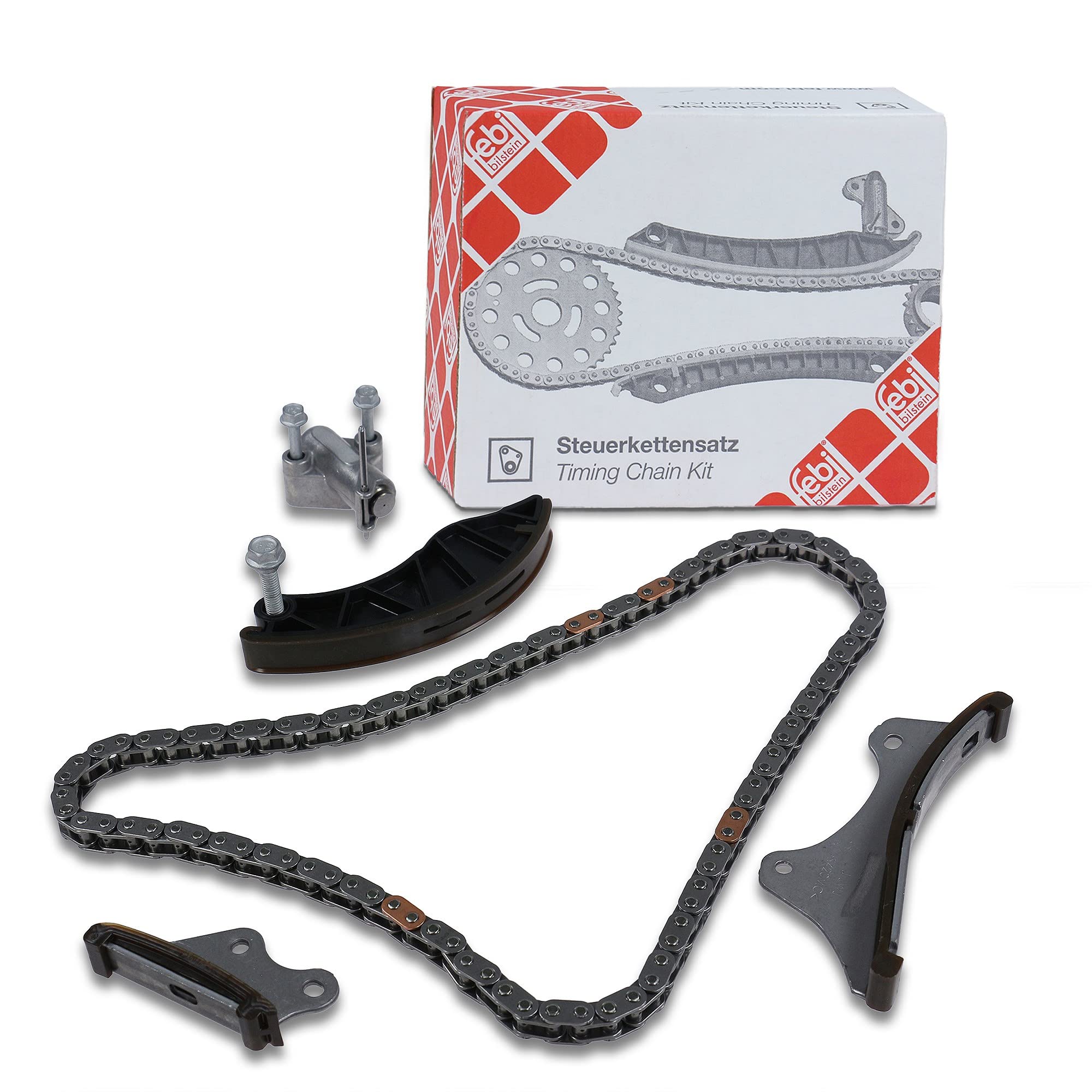 4x ✅Fits FEBI 106740 TIMING CHAIN KIT FOR CAMSHAFT, WITH GUIDE RAILS ⭐UK Seller⭐