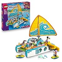 LEGO Friends Avventura sul Catamarano - Set con Barca Giocattolo con Vela Mobile