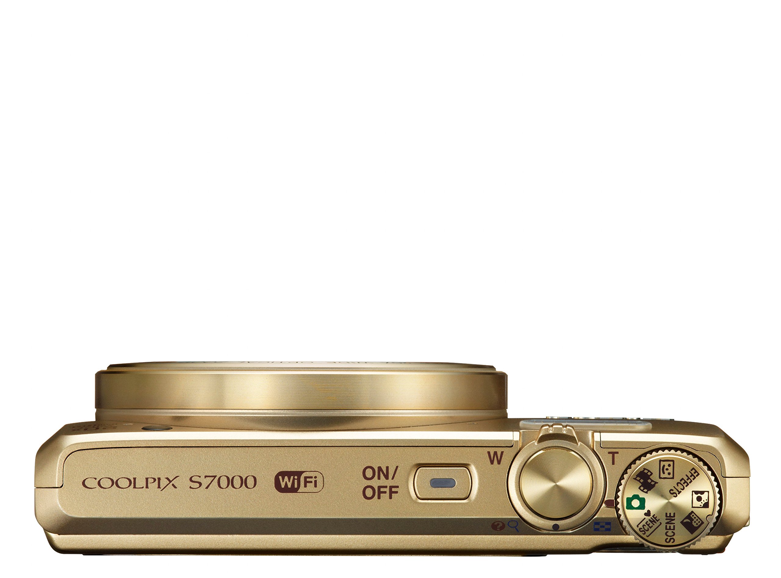 Nikon Coolpix S7000 Compact Digital Camera Gold 16 0 Mp