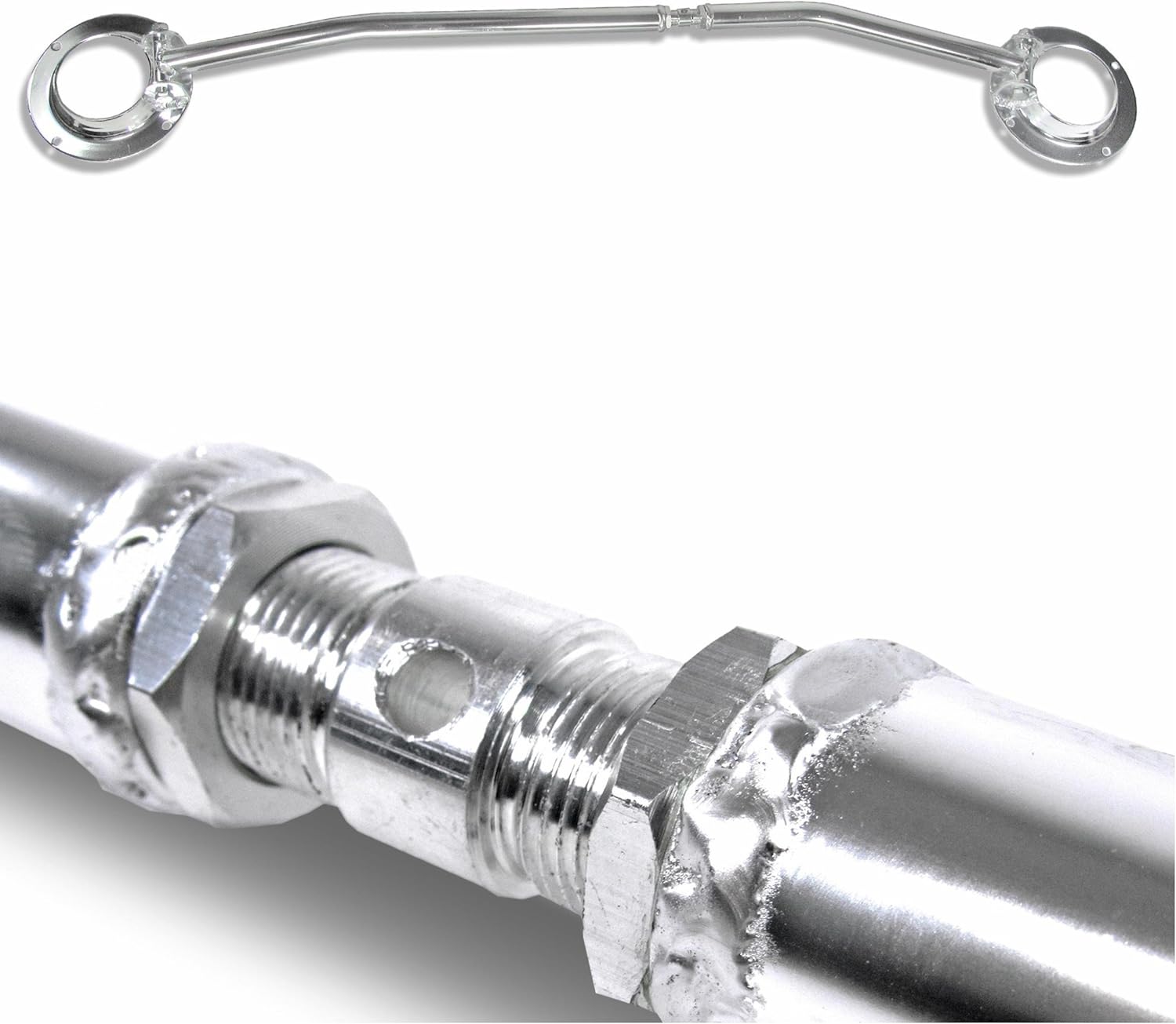 (B) Alloy Front Upper Strut Tower Brace Bar JOM 21004 Quality Aluminum NEW