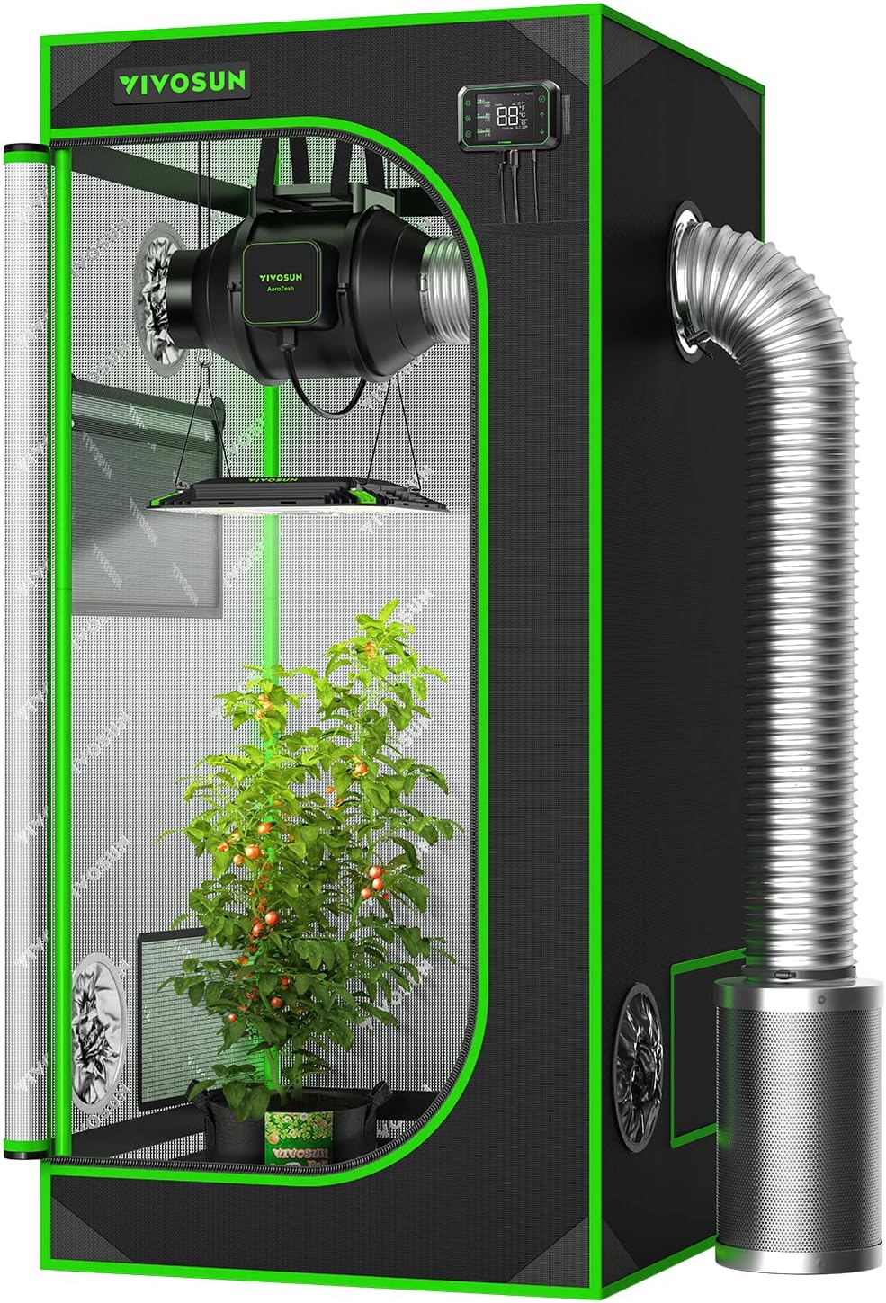VIVOSUN S224 2x2 Grow Tent, 24